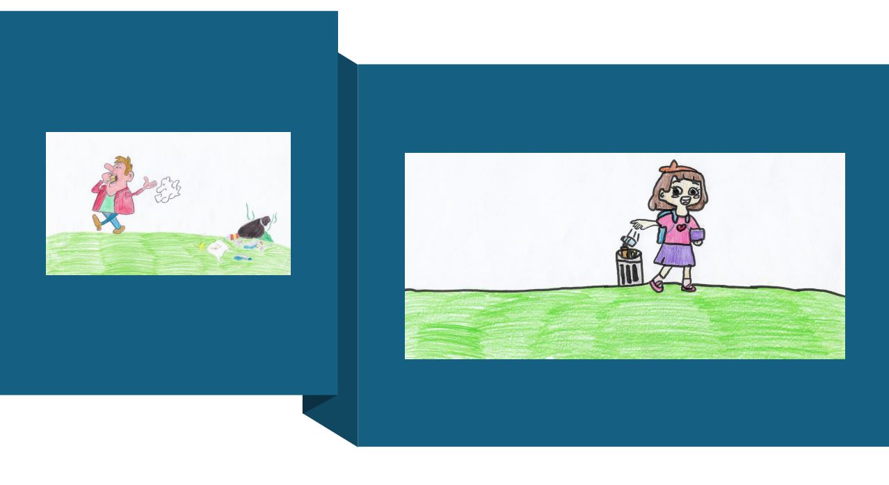 Mural digital - Escolhas Sustentáveis/Destruição Ambiental - 5ºF